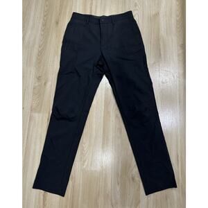 Lululemon Athletica Black Nylon Spandex Blend Chino Pants Men’s Size 30